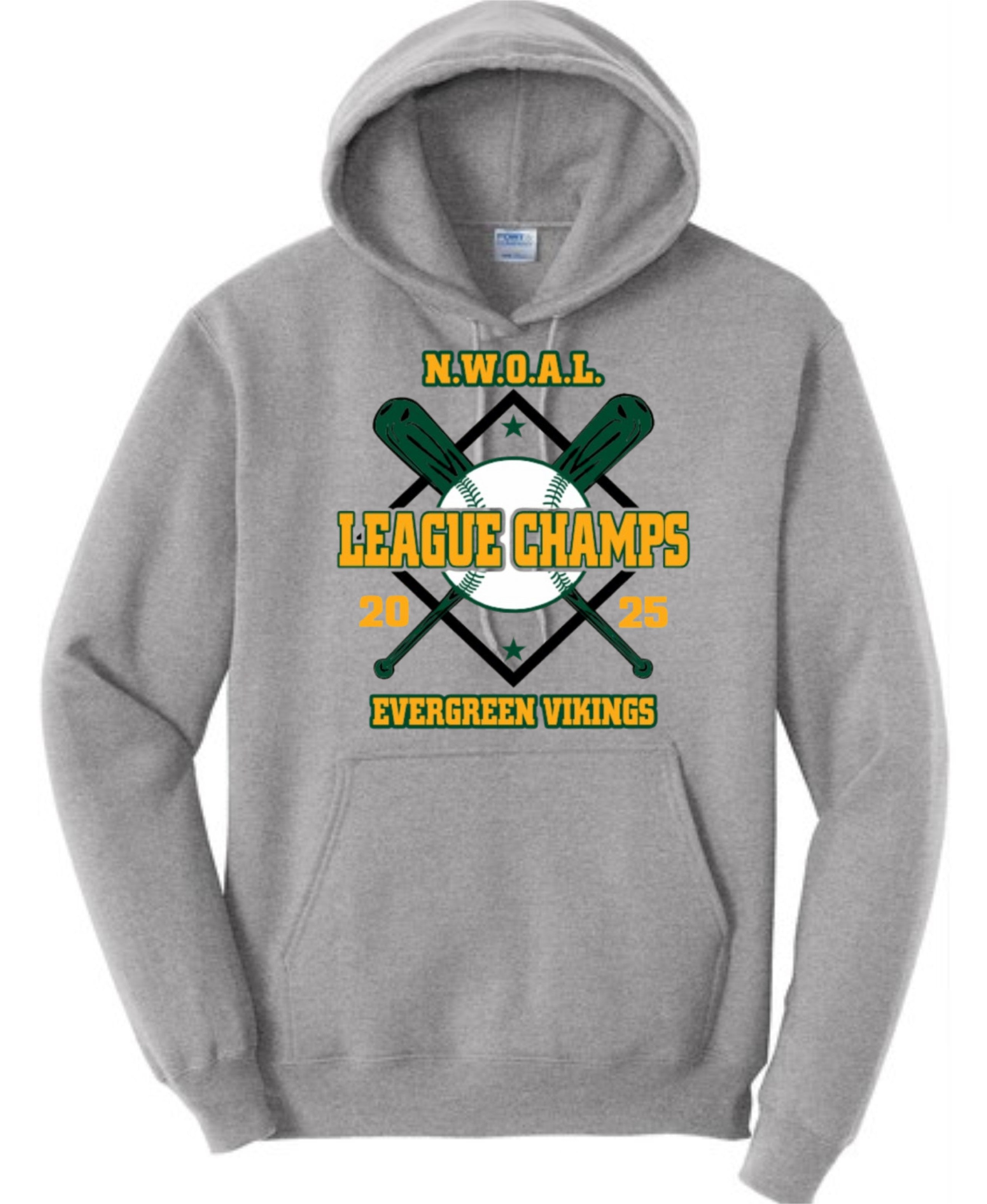 Evergreen Baseball NWOAL League Champs Gear - YOUTH -