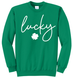 Lucky - puff lettering