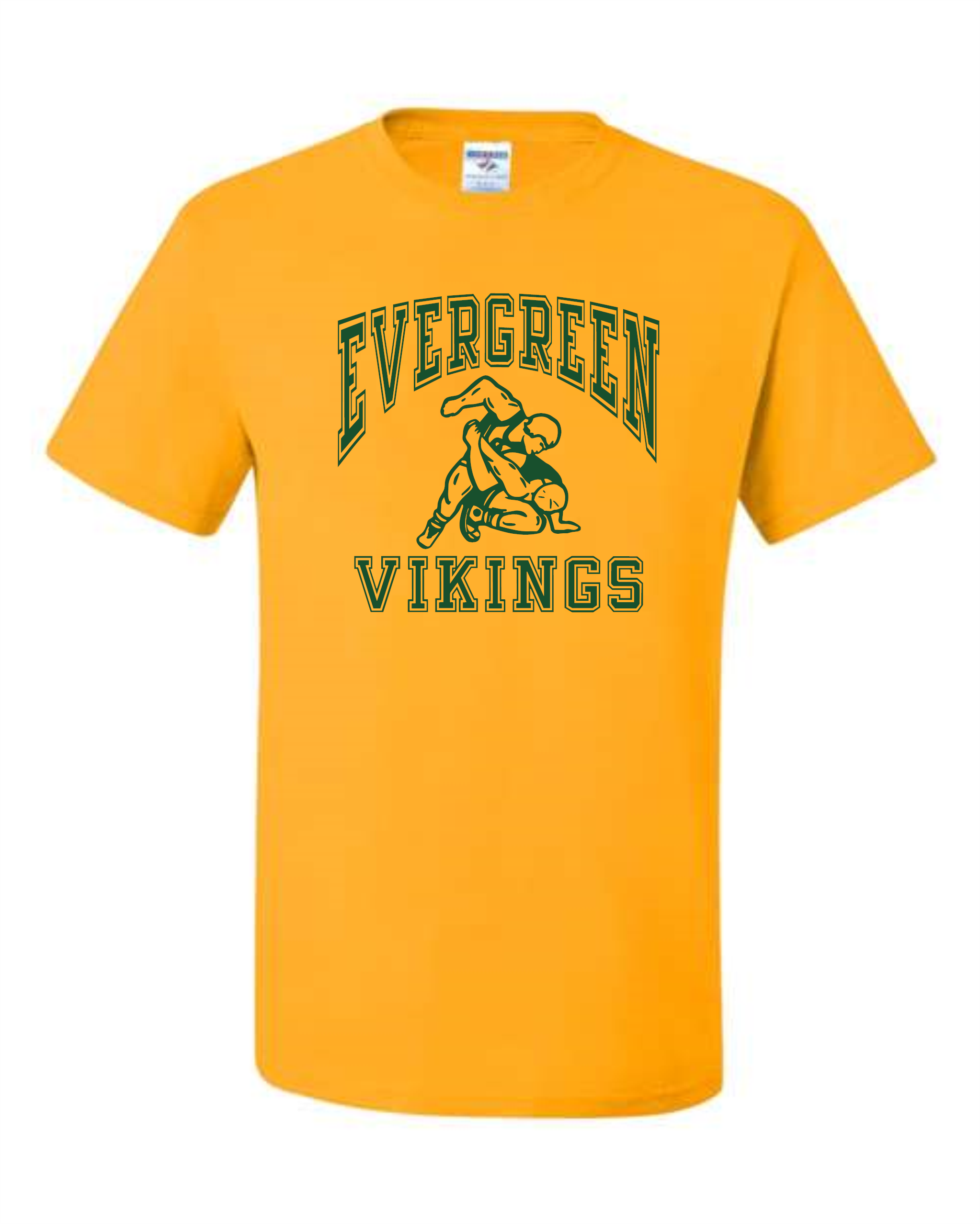 Evergreen Vikings Wrestling Short Sleeve - SALE -