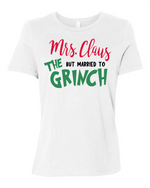 Load image into Gallery viewer, Mrs Claus married to The Grinch
