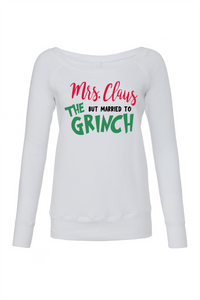 Mrs Claus married to The Grinch